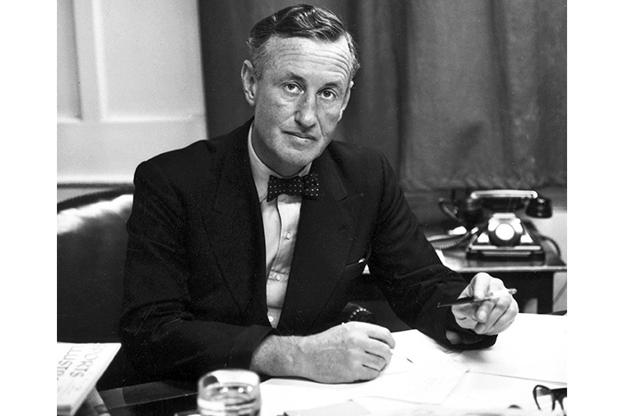 Ian Fleming in the 1950s. His series of espionage thrillers transformed the genre both in print and on-screen.