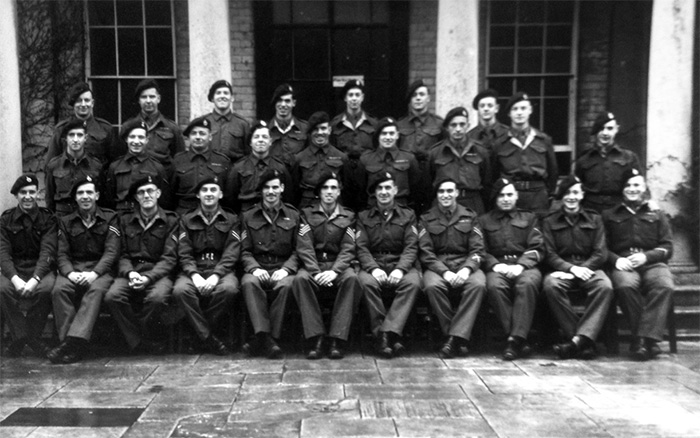 One of the few images of the 30 Assault Unit. Known as ‘Ian’s Little Red Indians’, they developed a reputation for their prowess for intelligence-gathering during the latter stages of the war – both in North Africa and Europe.