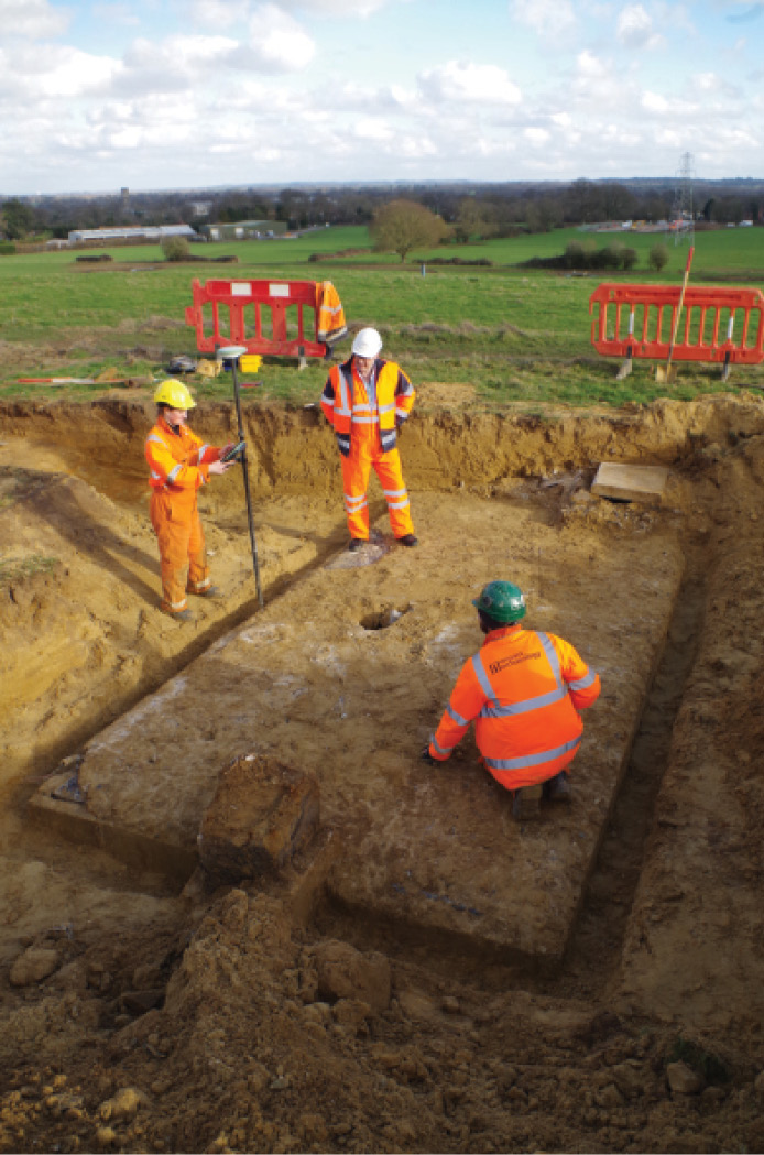 photoS: Wessex Archaeology (right)/courtesy of Malcolm Holland (far right)