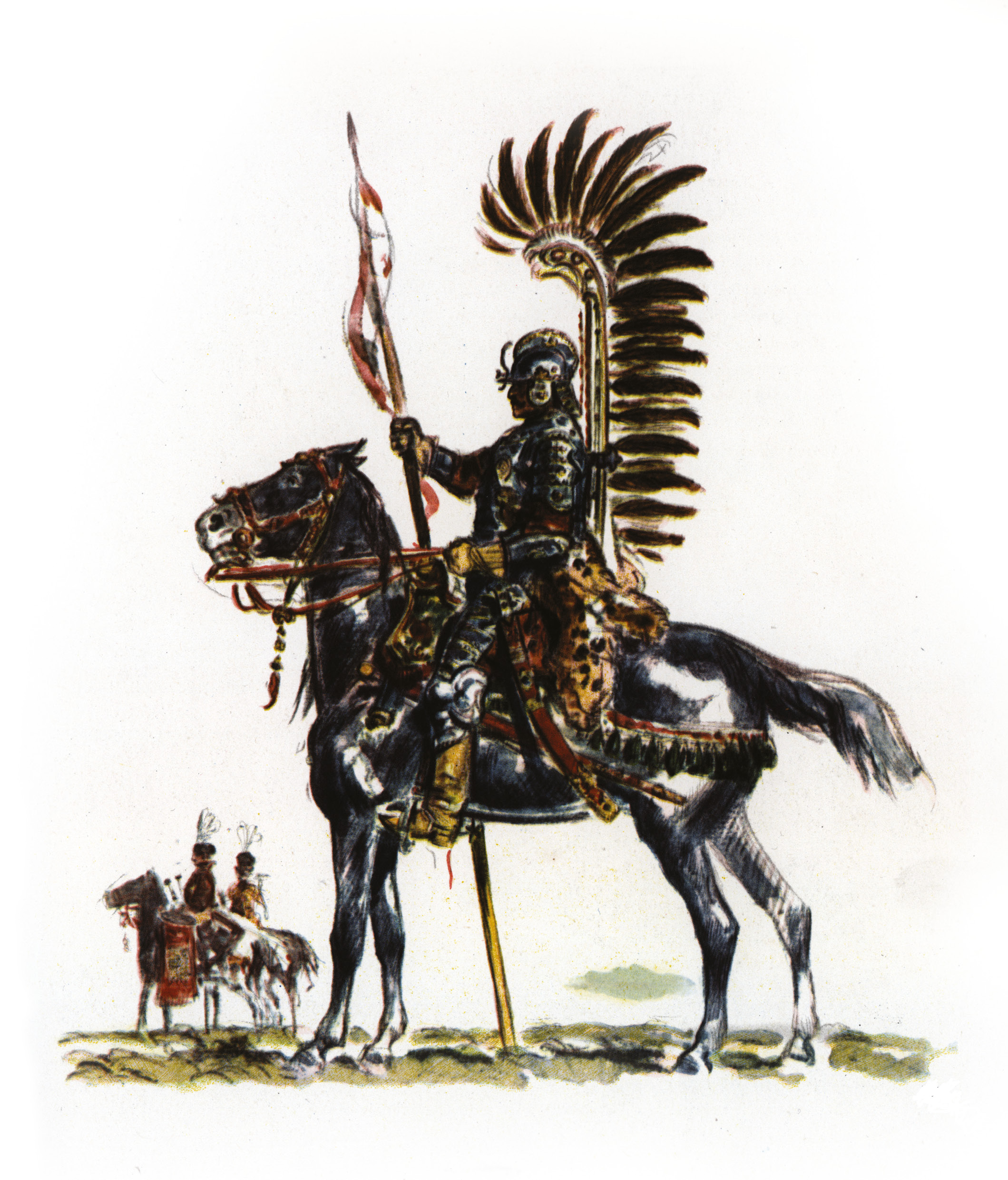 ABOVE Hetman Jan Karol Chodkiewicz (1561-1621), the veteran Polish-Lithuanian field commander at the Battle of Kircholm. RIGHT One of Chodkiewicz’s elite strike force: the Polish Winged Hussars.