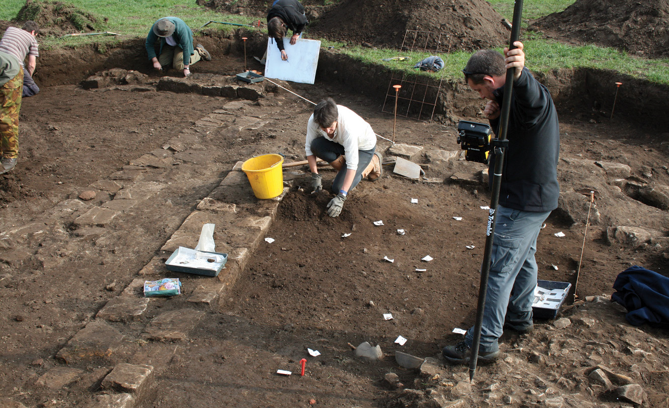 above Excavations at Binchester uncovered two examples of Roman mausolea. This demonstration of the quality of the site’s archaeological potential helped to establish an ongoing research project.