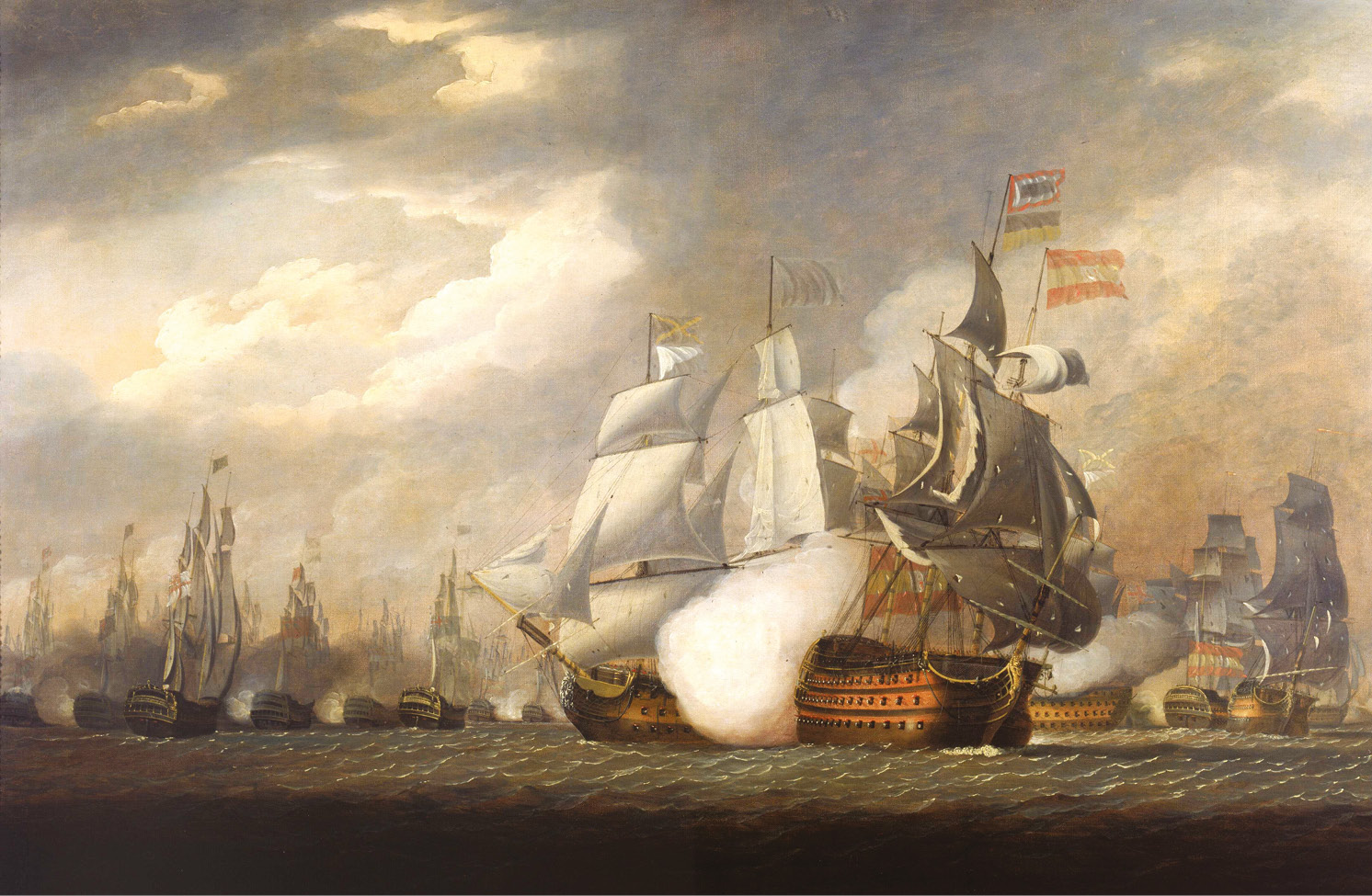 ABOVE The smashing of a Spanish fleet at the Battle of Cape St Vincent on 14 February 1797 torpedoed the main French plan for an invasion of the British Isles.
