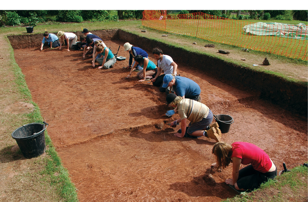 Above Training digs: one of the joys, and one of the expenses, of an archaeology degree.