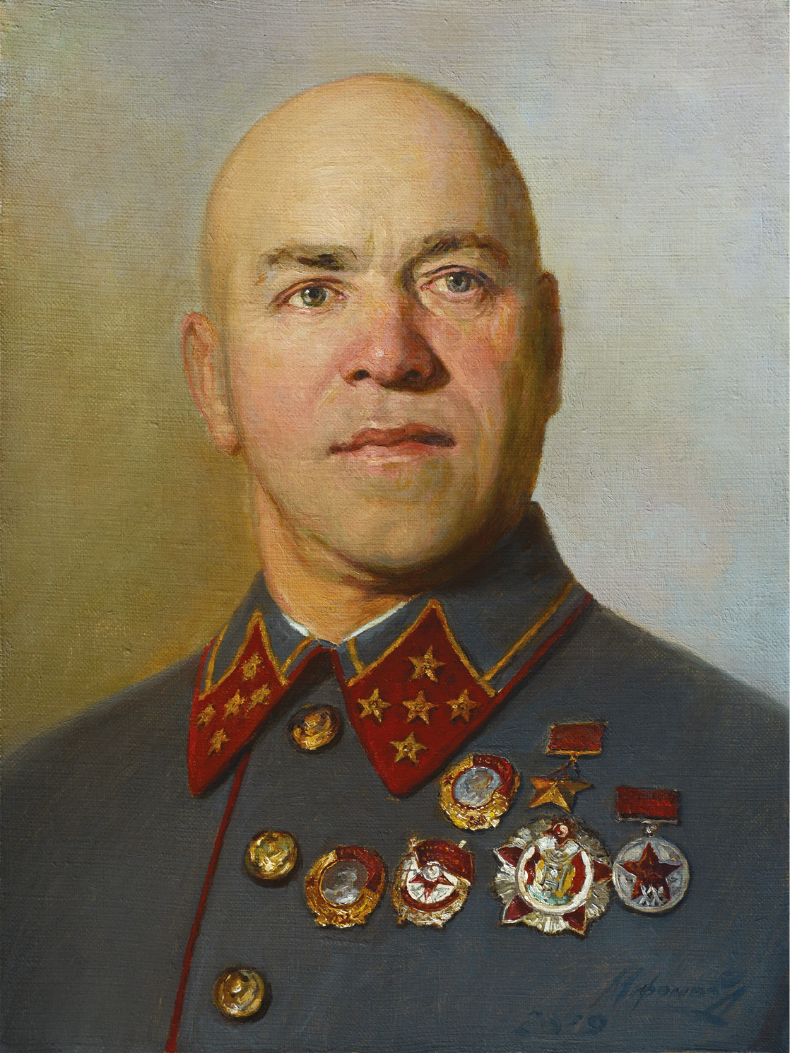ABOVE left Marshal Georgy Zhukov (1896-1974), commander of 1st Belorussian Front. ABOVE RIGHT Marshal Ivan Koniev (1897-1973), commander of 1st Ukrainian Front. Zhukov and Koniev were competing for the honour of capturing the Nazi capital.