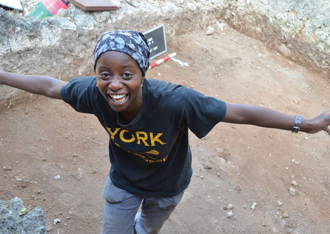 above left Archaeology degrees teach a wide range of transferable skills, producing graduates who are as comfortable working in teams as they are working independently. above A student enjoying excavations in Swaziland. Archaeology provides numerous career opportunities but it is fun, too.