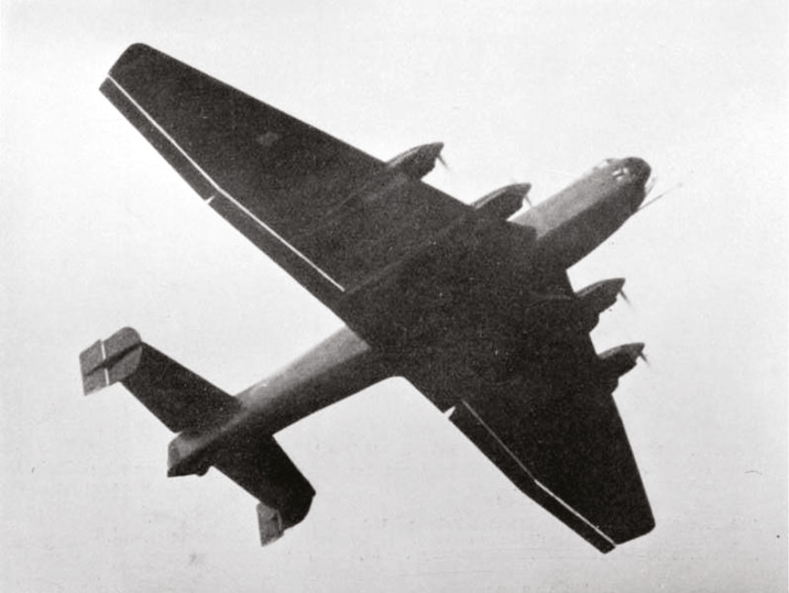 ABOVE The prototype Ju 89 heavy bomber a potentially highly effective long-range strategic bomber, cancelled in favour of medium bombers and dive-bombers that would operate primarily in the close air-support role.