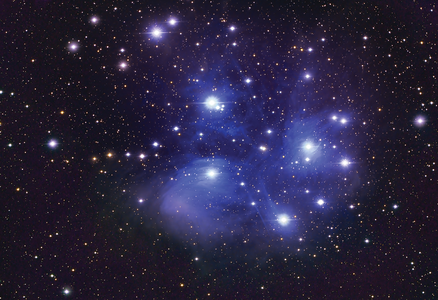 left The Pleiades (or Seven Sisters) is a cluster of stars known in Hawaii as the Makali‘i (little eyes). There, it marked the new year when it rose at sunset in November.