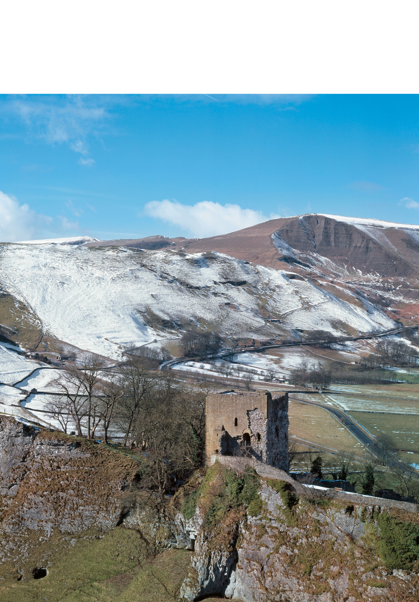 Peveril Castle, Derbyshire. Built by Henry II in 1175-1177, it looks like a classic Medieval stronghold, but we know that its functions were largely bureaucratic, combining tax collection with the administration of the royal forest and its hunting grounds.