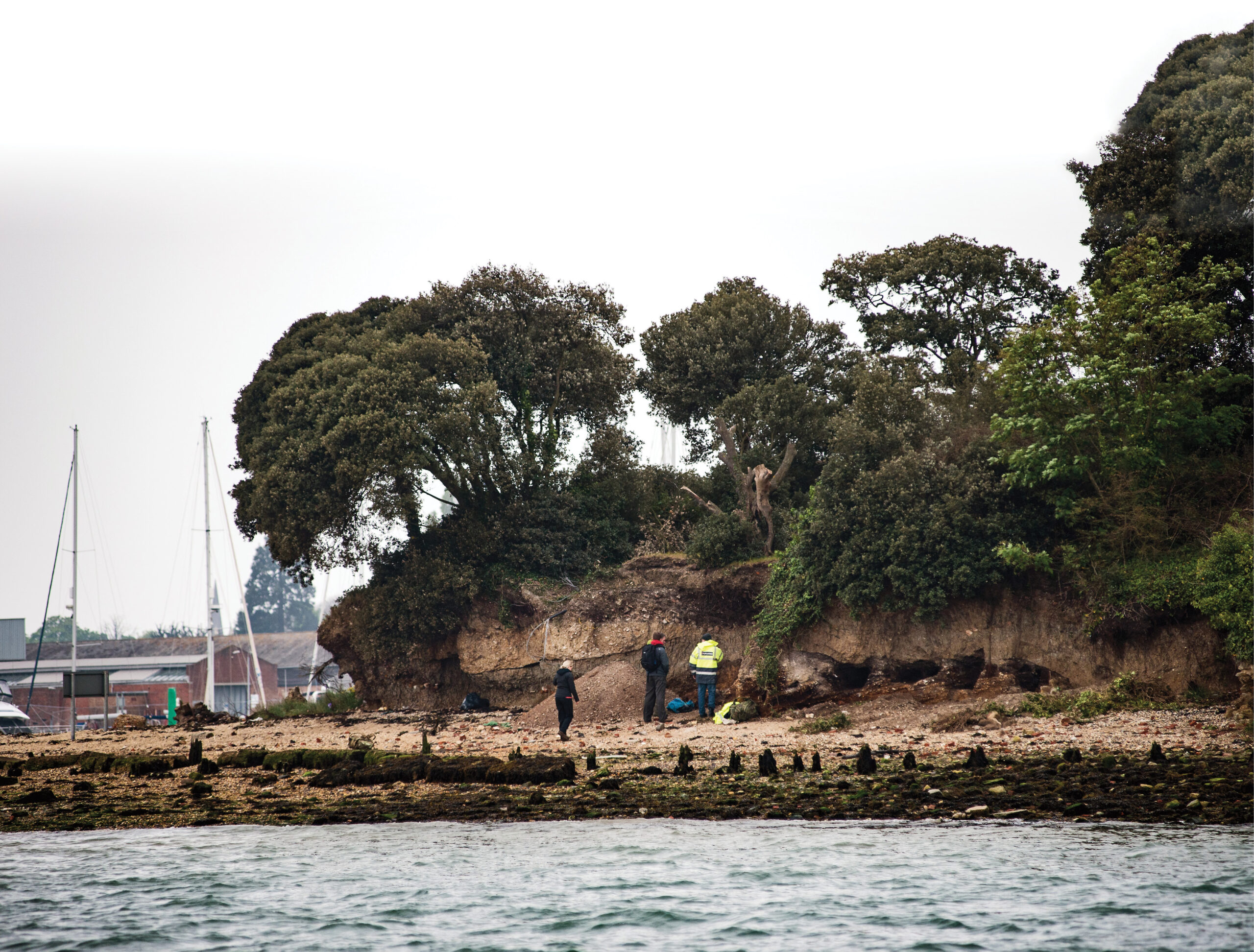 below Known locally as ‘Rat Island’, this small tidal island in the waters off Portsmouth has long been rumoured to contain the graves of 18th- and 19th-century convicts or prisoners of war.