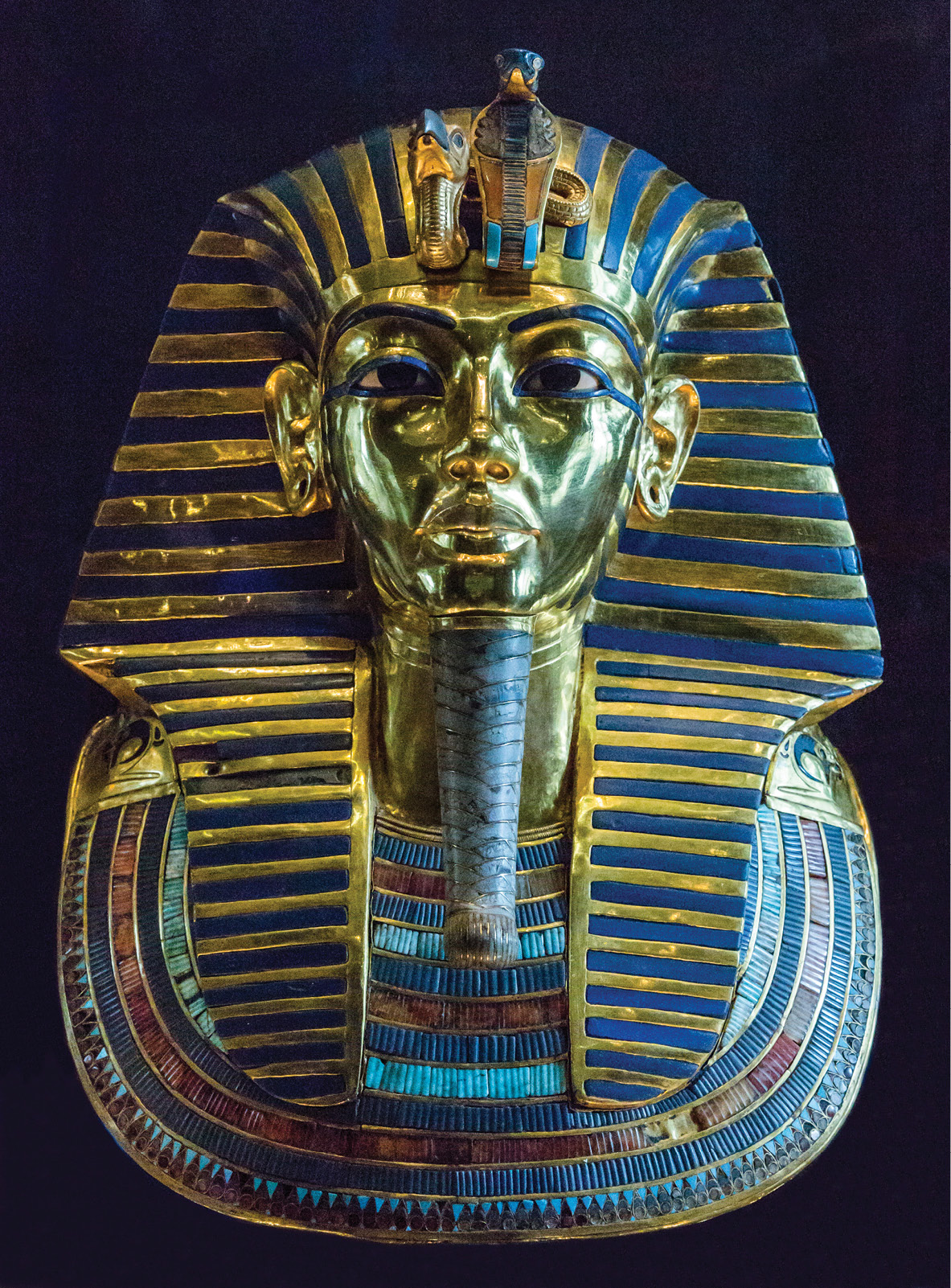 LEFT The golden funerary mask of Tutankhamun, brought to light by Howard Carter and his team in 1922, quickly becoming perhaps the most famous of all archaeological finds.
