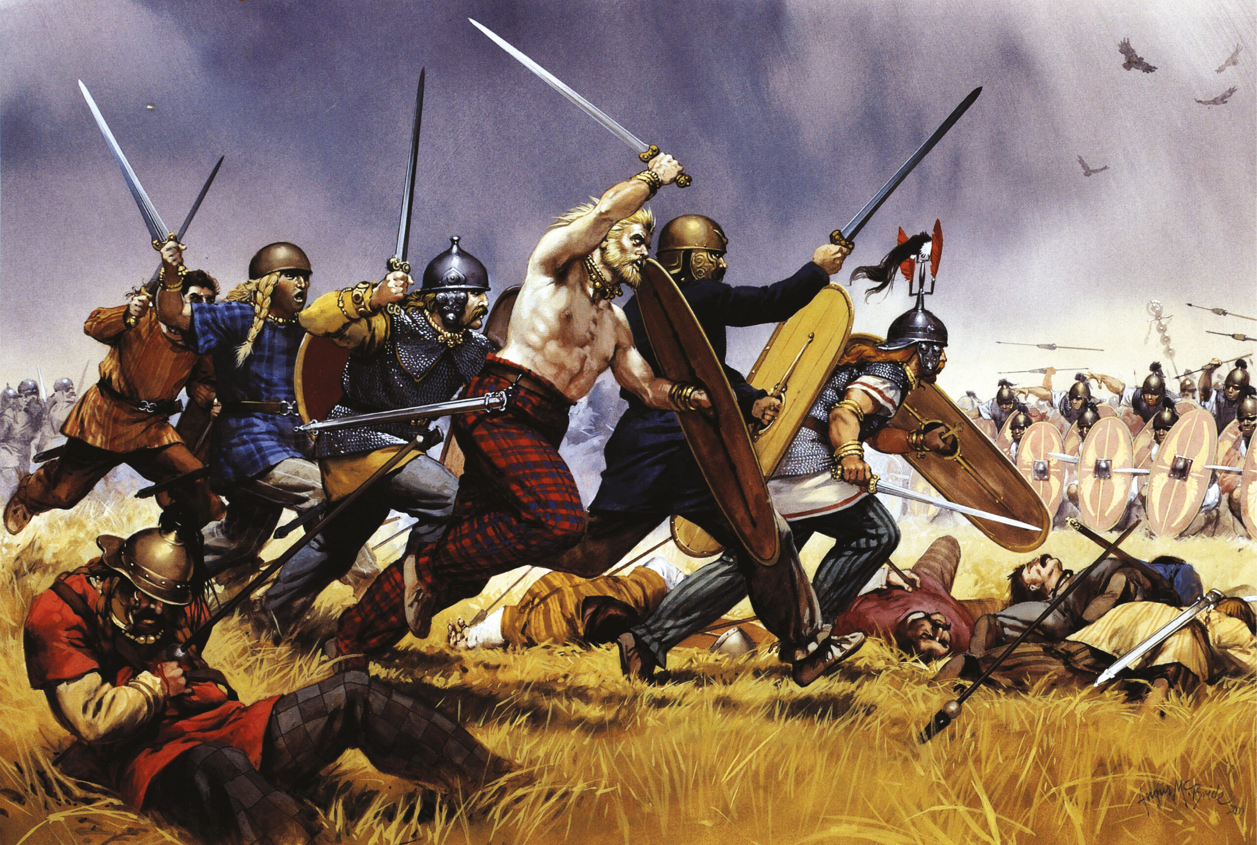left The Gauls were among the most formidable warriors in Europe. The Romans had been fighting wars with them for well over a century by the time of Caesar’s conquest of Transalpine Gaul.