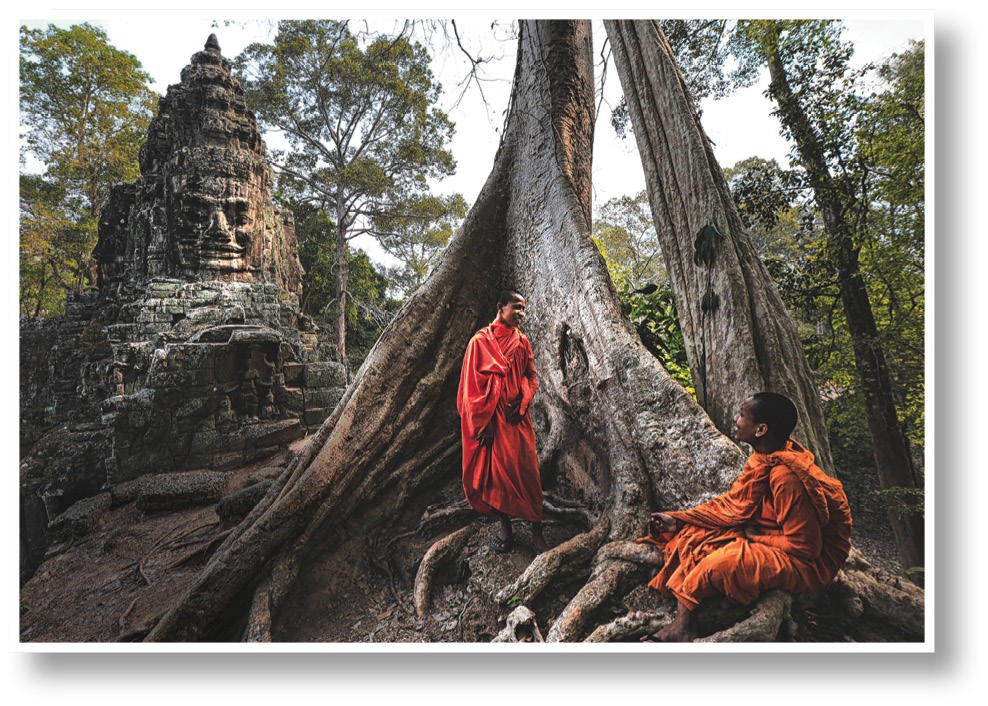 Monks of Khmer, Angkor Wat, Cambodia by Mahfuzul Hasan Bhuiyan (Winner 2019)