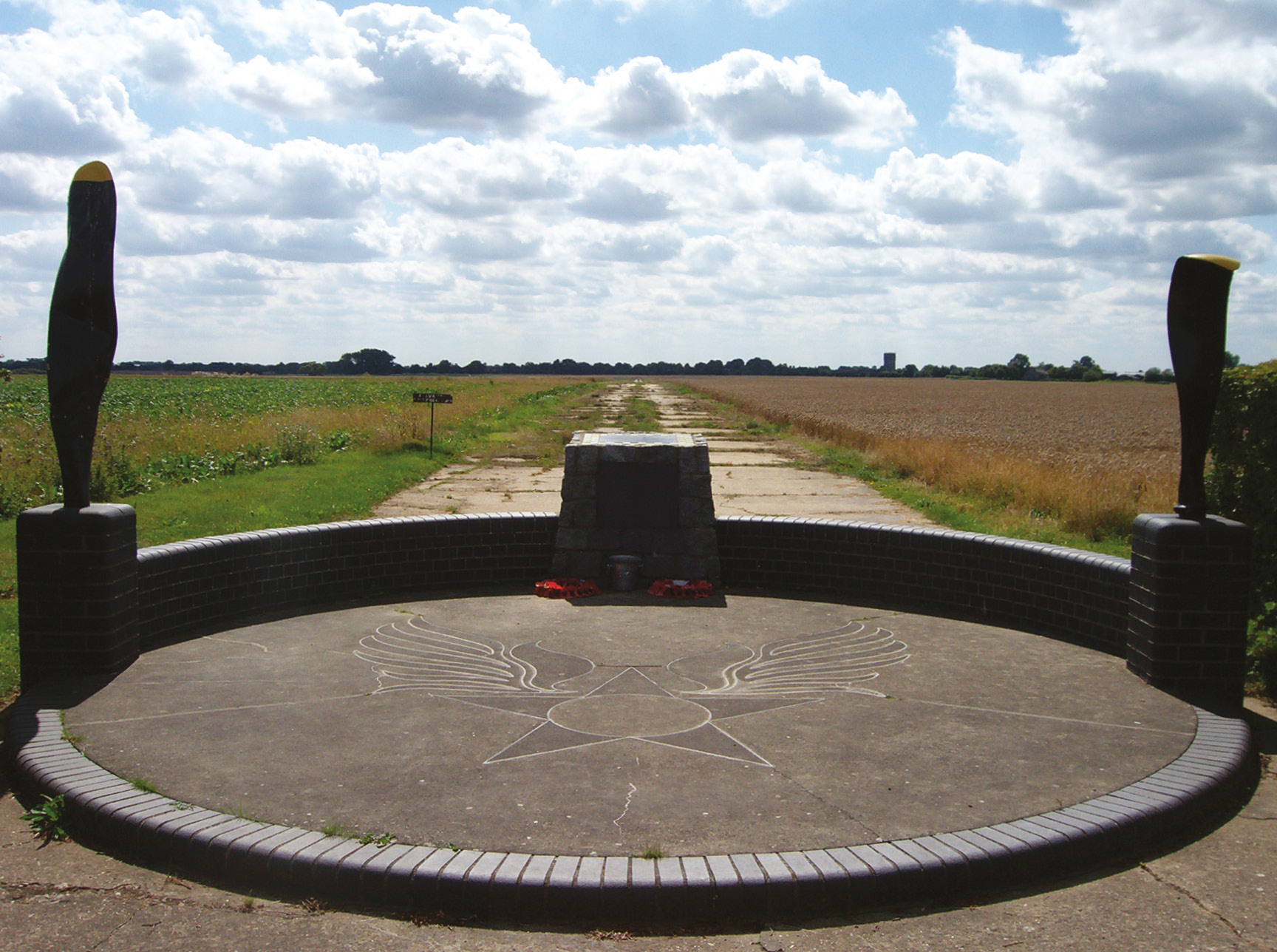 Raydon airfield memorial.
