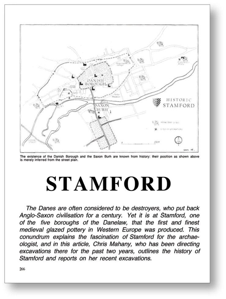 LEFT Stamford, featured in CA 10, was one of the five boroughs of Danelaw and is known today for its fine historic architecture.
