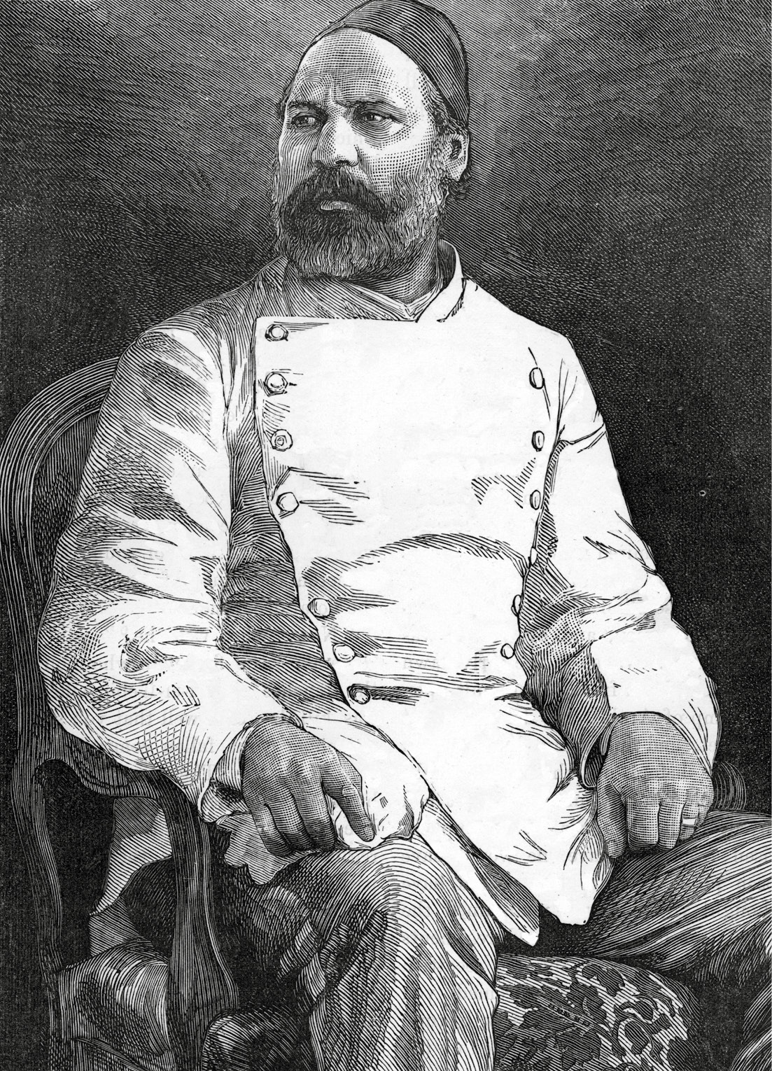 The protagonists. LEFT Colonel Ahmad Arabi Pasha (1841-1911). Unlike most senior officers, who were Turco-Circassian, Arabi was of Egyptian peasant stock. A nationalist, a liberal, and a true ‘man of the people’, he achieved the sort of popularity that would not be matched again by an Egyptian political leader for 70 years. RIGHT General Garnet Joseph Wolseley (1833-1913). Dubbed ‘our only general’ by the Victorian public, he was a determined military reformer and an efficient manager of modern colonial campaigns. His logistical planning was notably innovative and thorough.