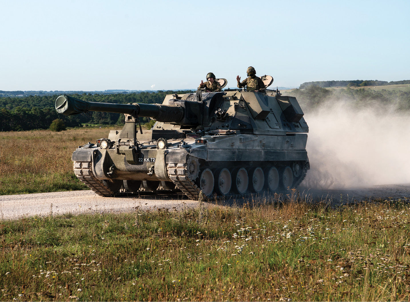 above Dunch Hill lies close to the military drivers’ training area; the 2020 investigation was carried out as part of an assessment examining the impact of military and farm vehicles on underlying archaeology.