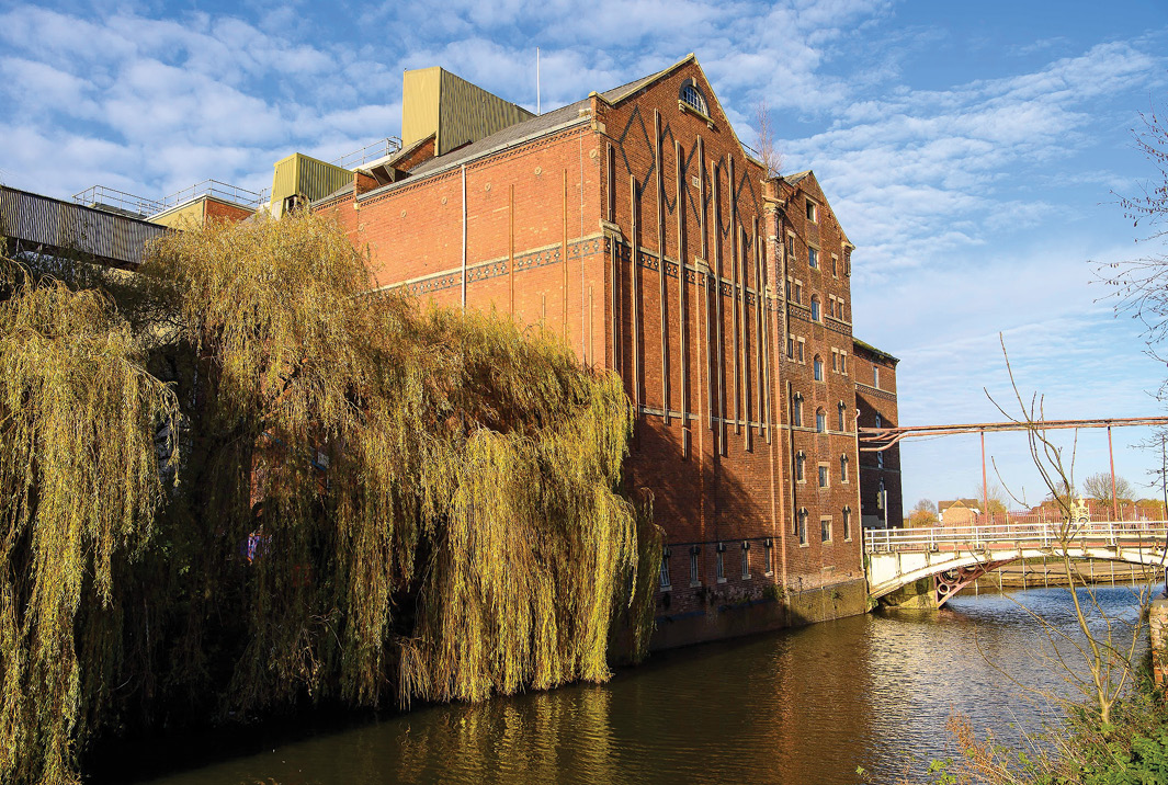 ABOVE Healings Flour Mill on the River Avon in Tewkesbury. photo: Nicholas Jones of The Photo Studio Tewkesbury