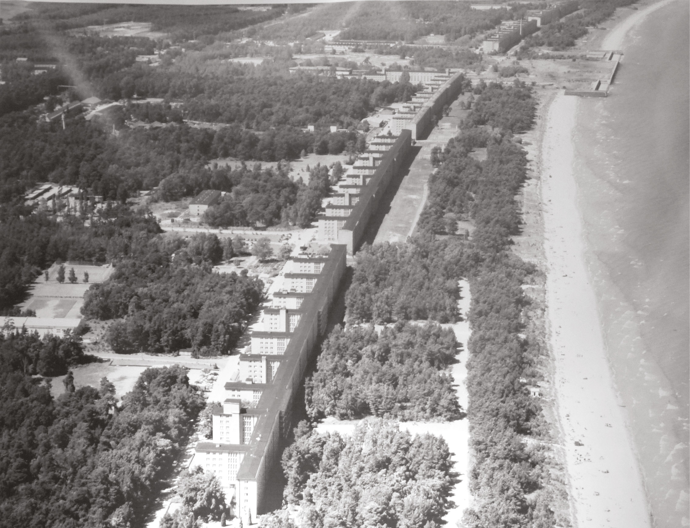 ABOVE Hitler’s purpose-built holiday camp at Prora on the Baltic Coast, part of the ‘Strength Through Joy’ movement. The Wilhelm Gustloff and other such passenger liners provided transport.