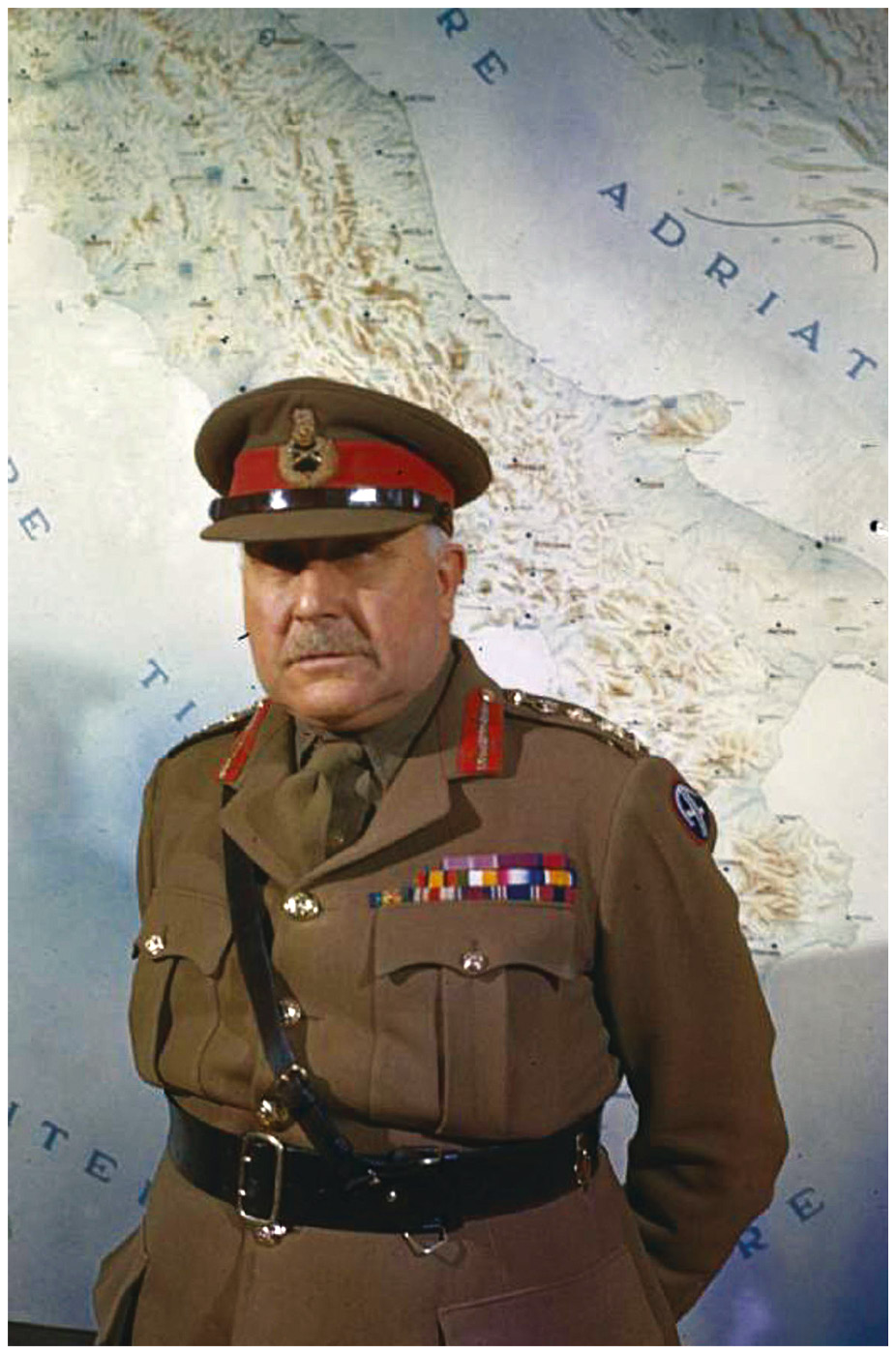 below Field-Marshal Sir Henry Maitland Wilson (1881-1964), the British Commander-in-Chief in the Middle East charged with organising the Dodecanese campaign.