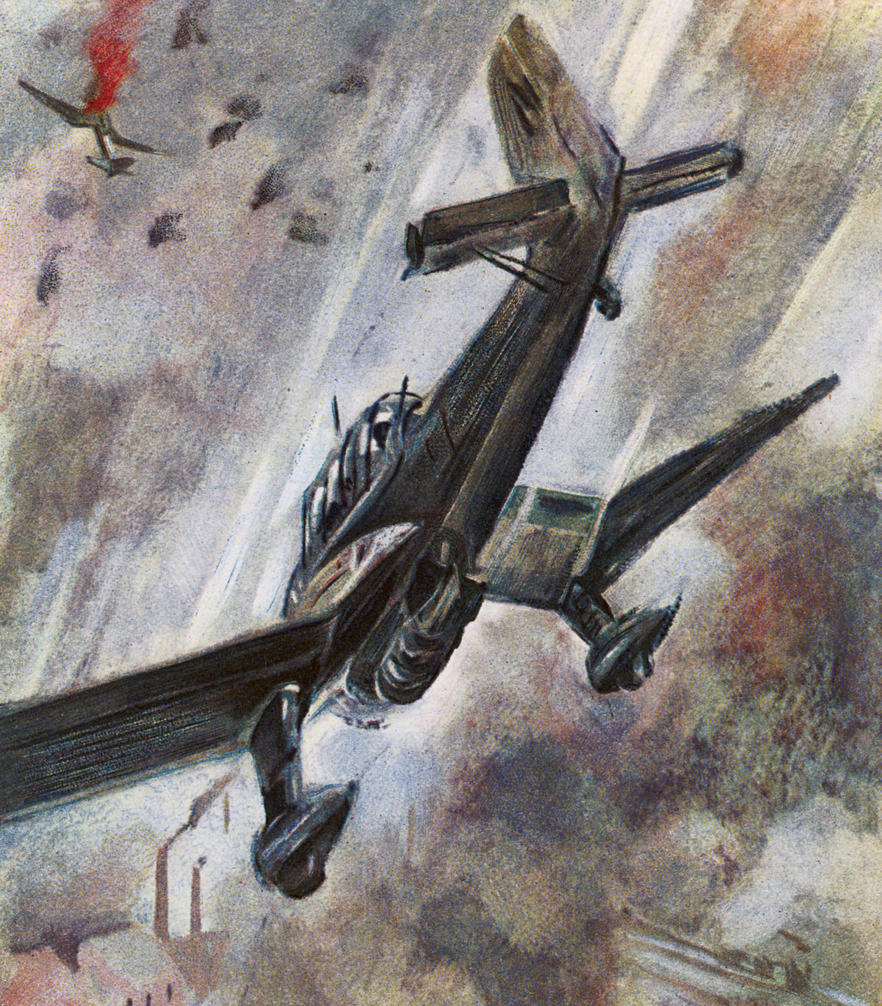 ABOVE A Stuka in action. The weakness of British airpower during the Dodecanese campaign enabled an otherwise obsolescent aircraft to play a major role.