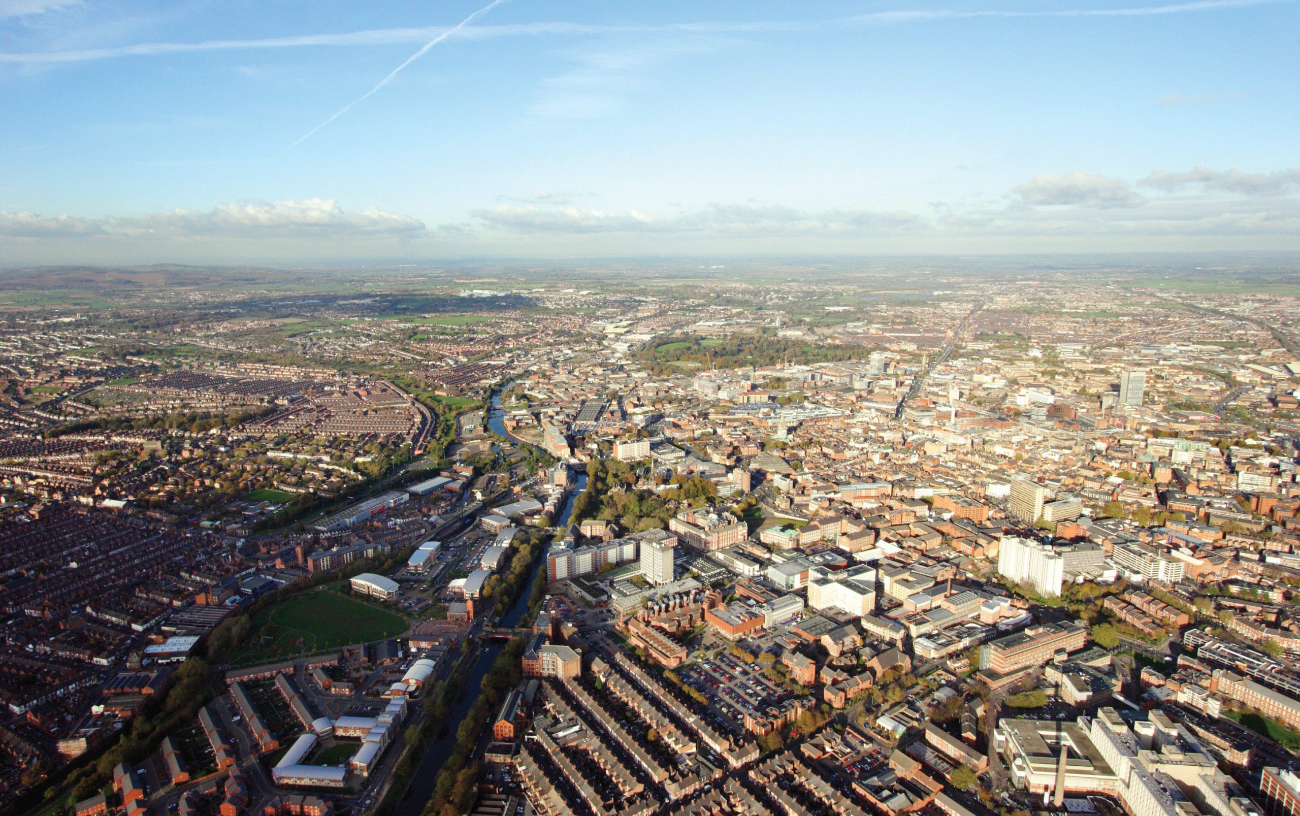 above Leicester’s urban expanse covers a wealth of Roman archaeology, but until recently its cemeteries from this period were poorly understood. A recent investigation at Western Road (which lies against the left side of the park shown bottom left) is set to redress this.