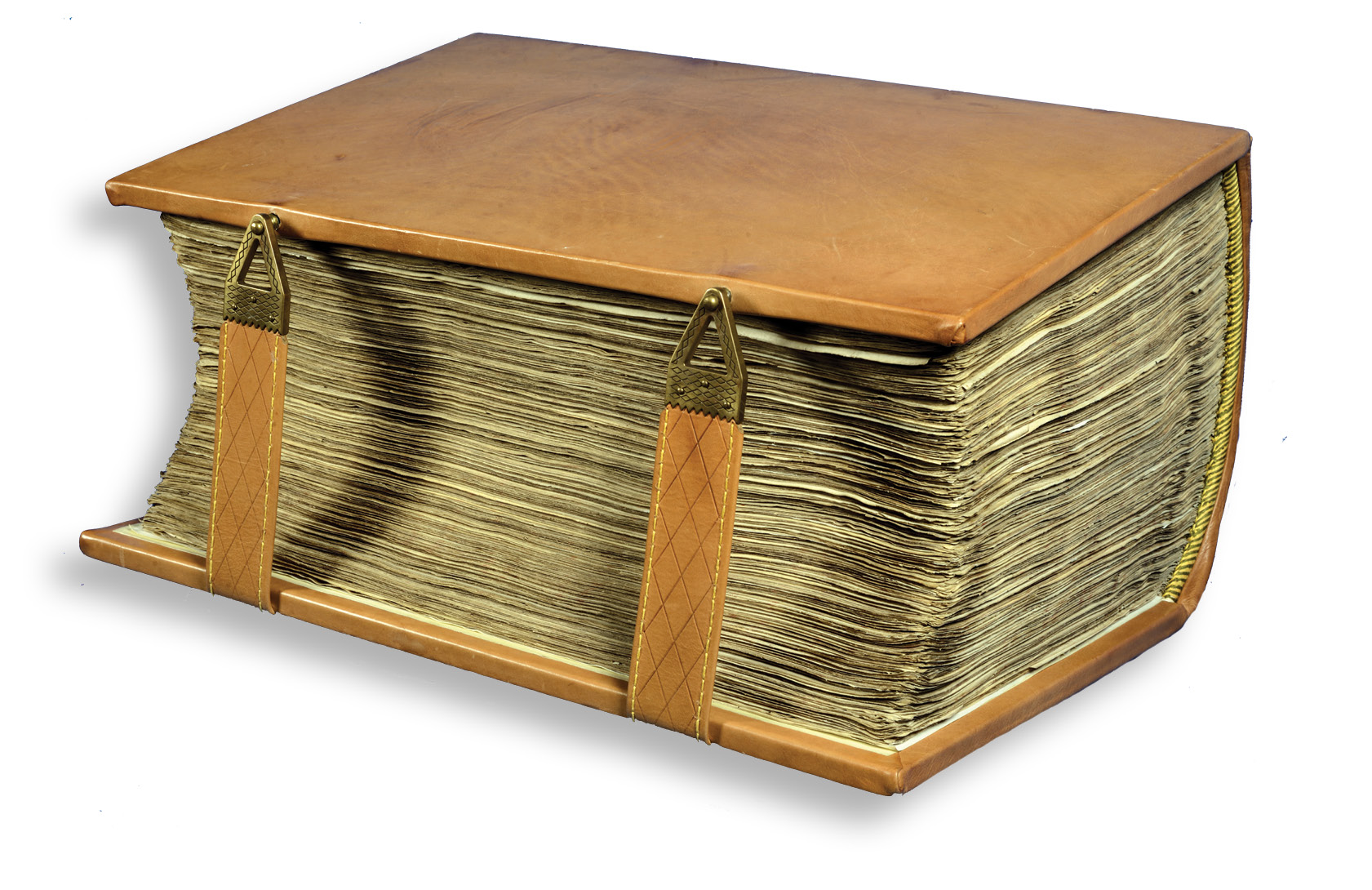 below Weighing a hefty 34kg, the Codex Amiatinus is the earliest complete Latin Bible known. It was made in Northumbria.