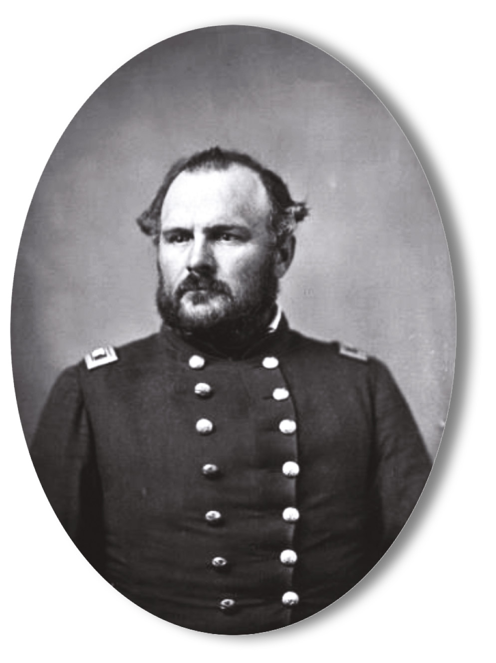 ABOVE Colonel John M Chivington, photographed here c.1860s, orchestrated the massacre of hundreds of surrendering Native Americans, most of whom were women and children. right Native American deer-hide painting of the Sand Creek Massacre on 29 November 1864.