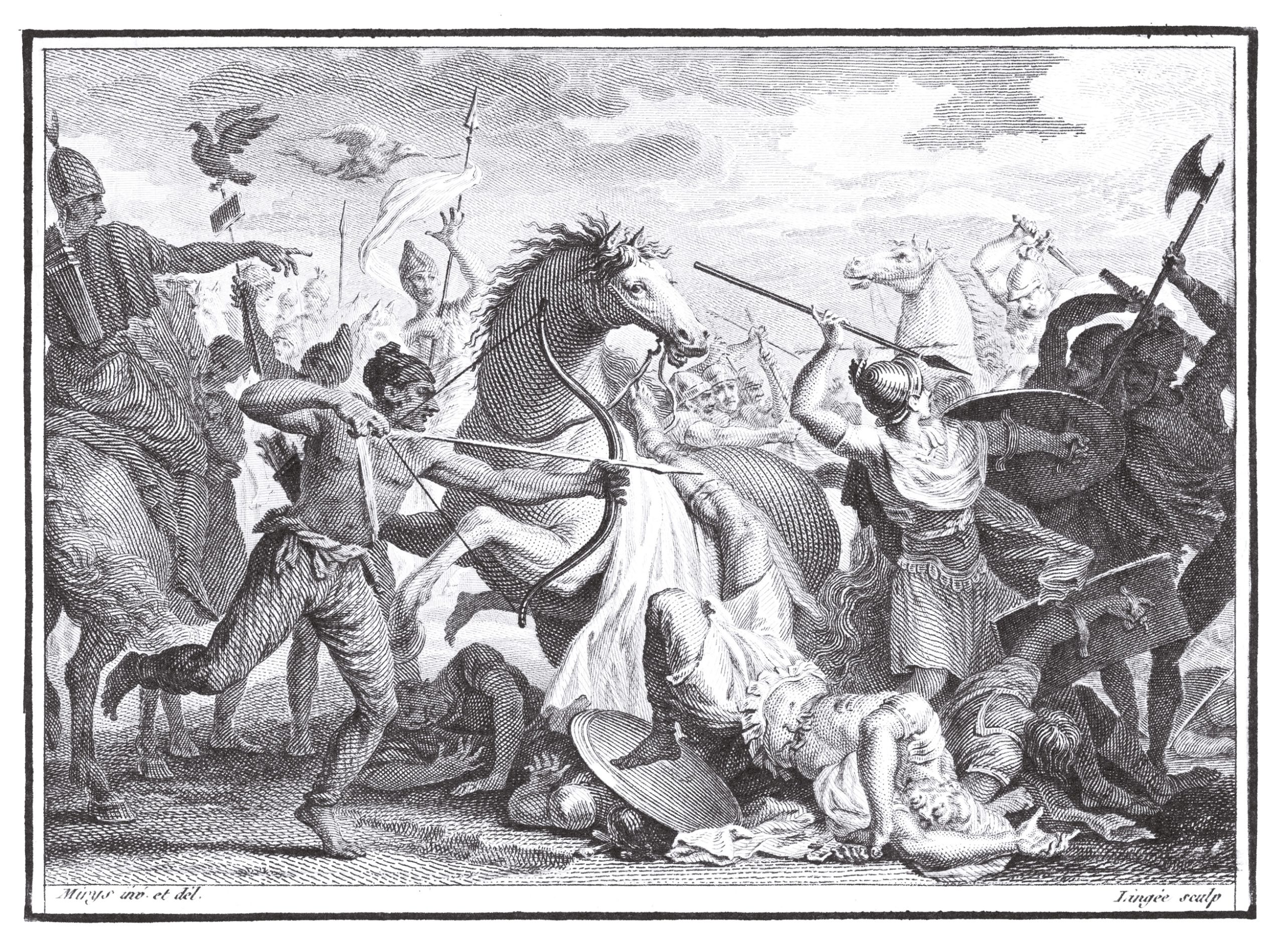 ABOVE Crassus was himself killed in a scuffle shortly after Rome’s worst defeat in an offensive war.
