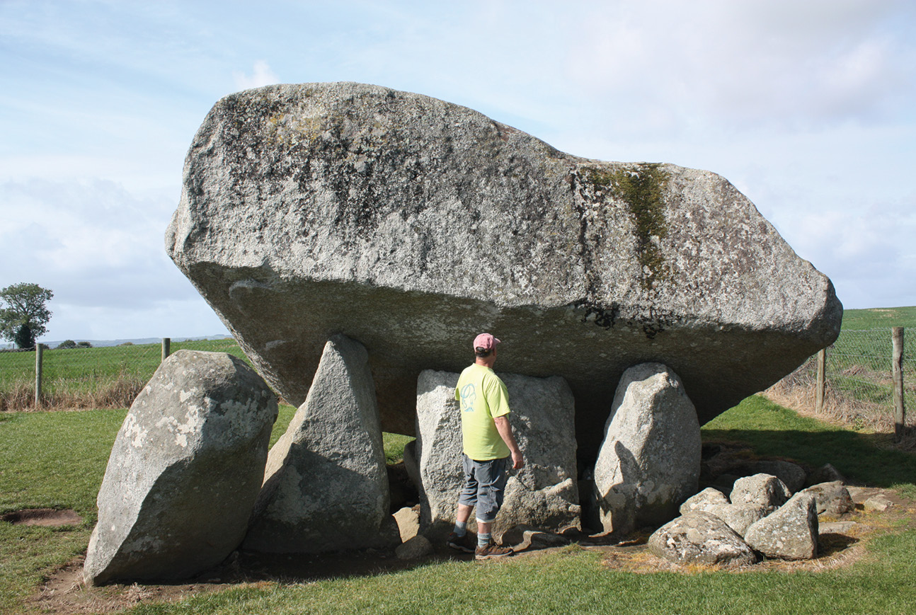 above Archaeological heavyweight: Brownshill in Co. Carlow (Kernanstown) boasts one of the largest capstones known anywhere in Europe, at a staggering 160 tonnes.