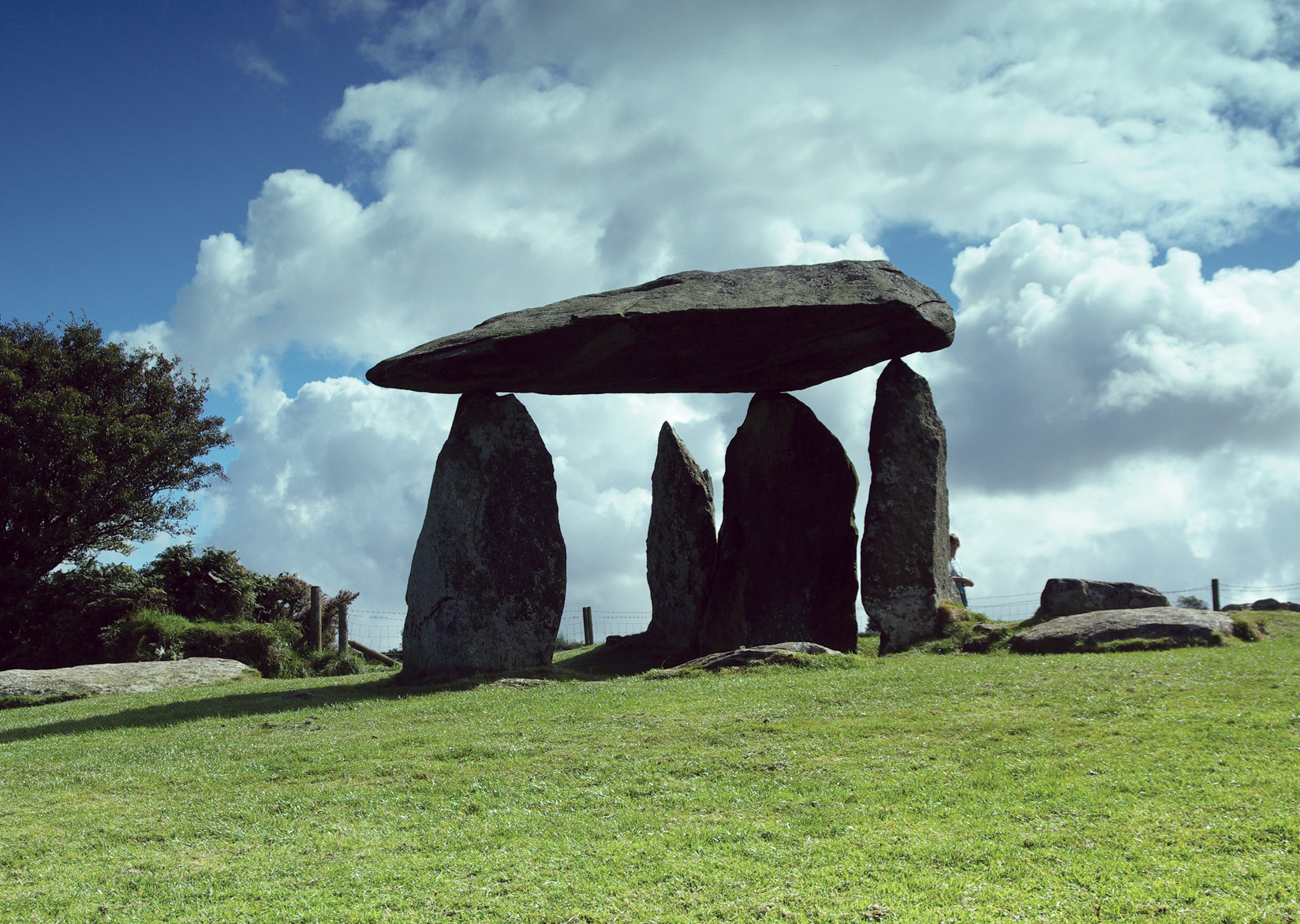 LEFT Writing in 1951, Jacquetta Hawkes described the Pembrokeshire monument of Pentre Ifan’s massive wedge of stone as almost ‘floating in the air’.