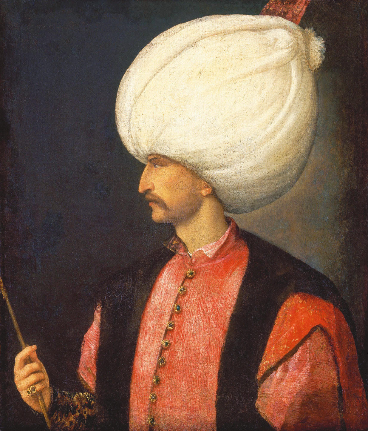 Louis II, the king of Hungary and of Bohemia [ABOVE LEFT], and Ottoman Sultan Suleiman I, more commonly known as ‘the Magnificent’ [ABOVE].