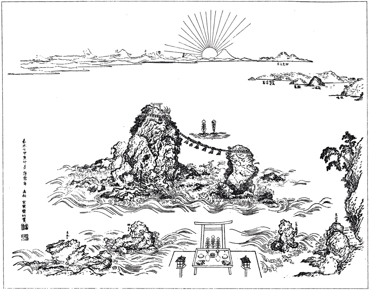 LEFT William Gowland drew on his knowledge of Japanese archaeology when publishing his findings at Stonehenge. The report highlighted the significance of sun worship in Japan, and as shown here used woodblock prints as illustrations.