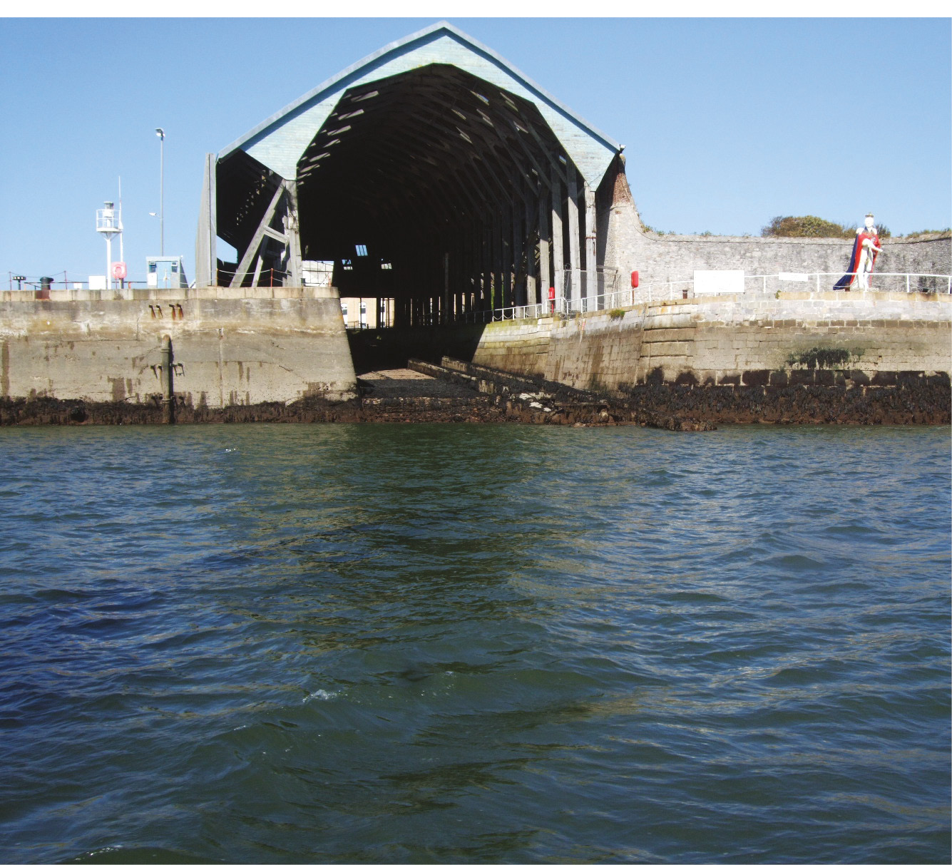 Left An original slip at Devonport, once used to launch the ships of Nelson’s navy. Below Fort Picklecombe: once part of Palmerston’s defensive system that supported the dockyard, today the fort is home to the wealthy.