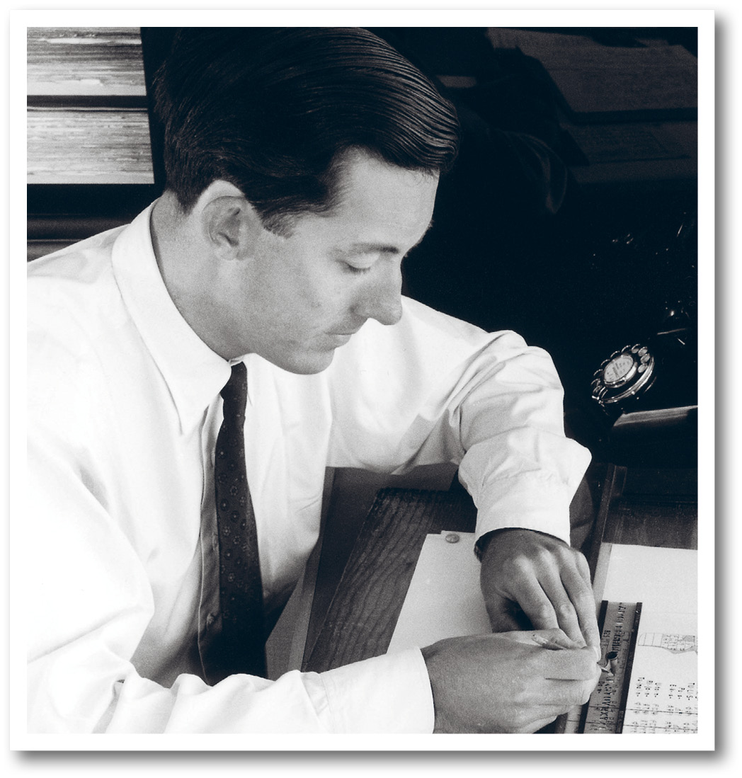ABOVE Table listing the status of some undeciphered ancient writing systems. (An asterisk indicates cases in which there is no scholarly consensus on the nature of the script and/or its underlying language.) BELOW Michael Ventris (1922 1956) announced the decipherment of Linear B in 1952. Trained as an architect, he was also a phenomenal linguist who became fascinated by Linear B as a schoolboy. The photograph shows the young man at his Linear B drawing board in mid-1953, just after his decipherment was confirmed by the discovery of a new