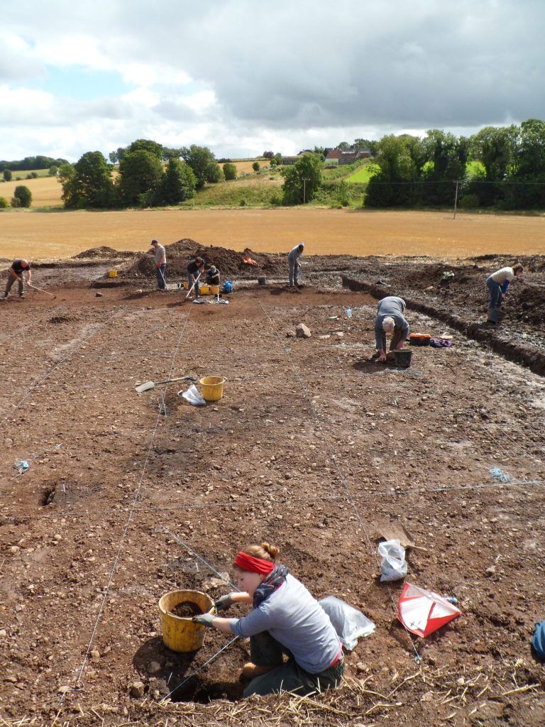 Overlooking the excavation of the Dairsie hacksilver hoard, recently found in Fife. Images: National Museums Scotland unless otherwise stated.