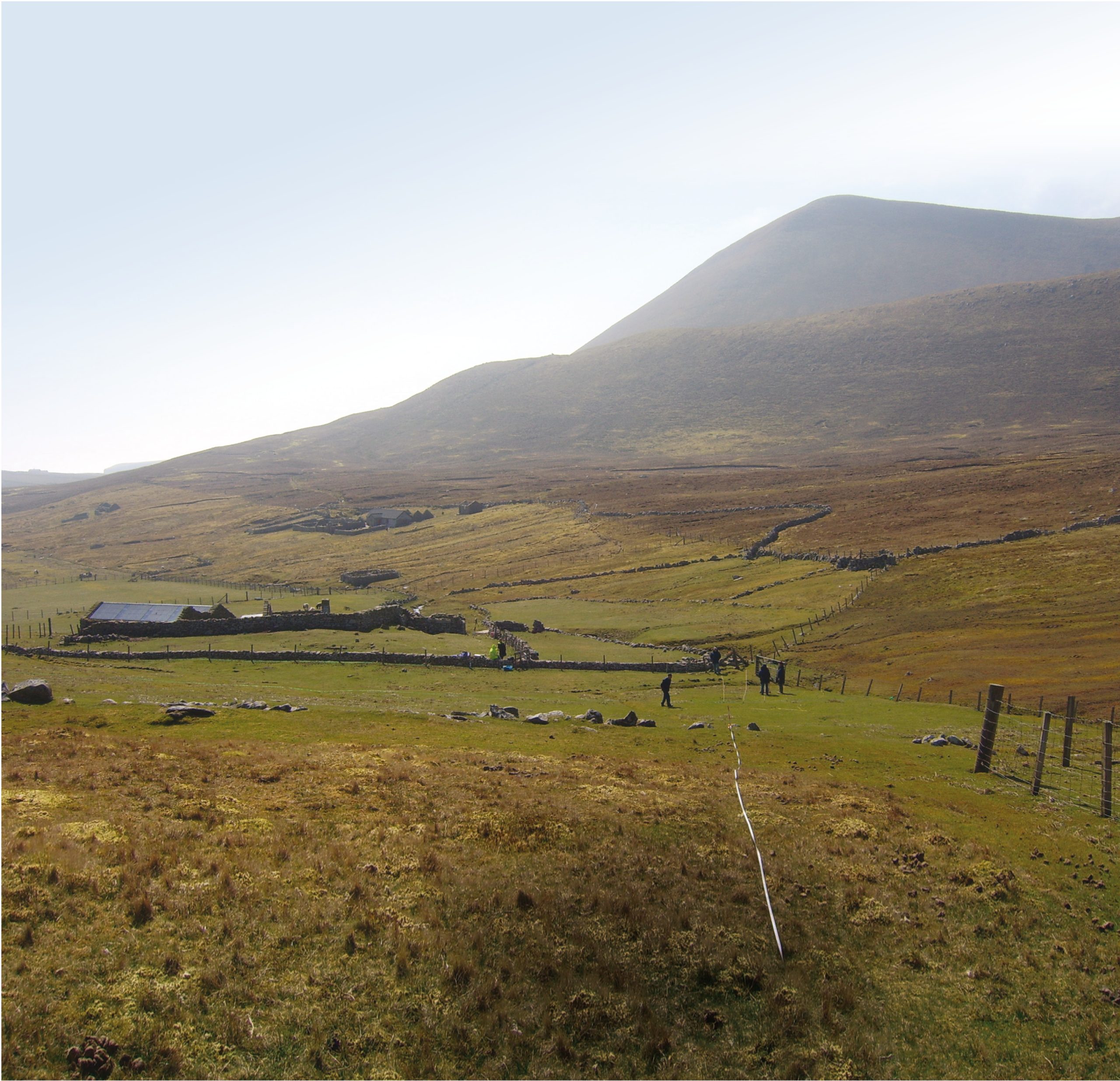 Main One of the most remote places in Britain, Foula island, 15 miles west of Shetland, is dominated by high mountains to the south and west. Inset At 1220ft, the cliffs at Kame are the highest in Britain. Even the low shelf to the left is higher than Beachy Head.