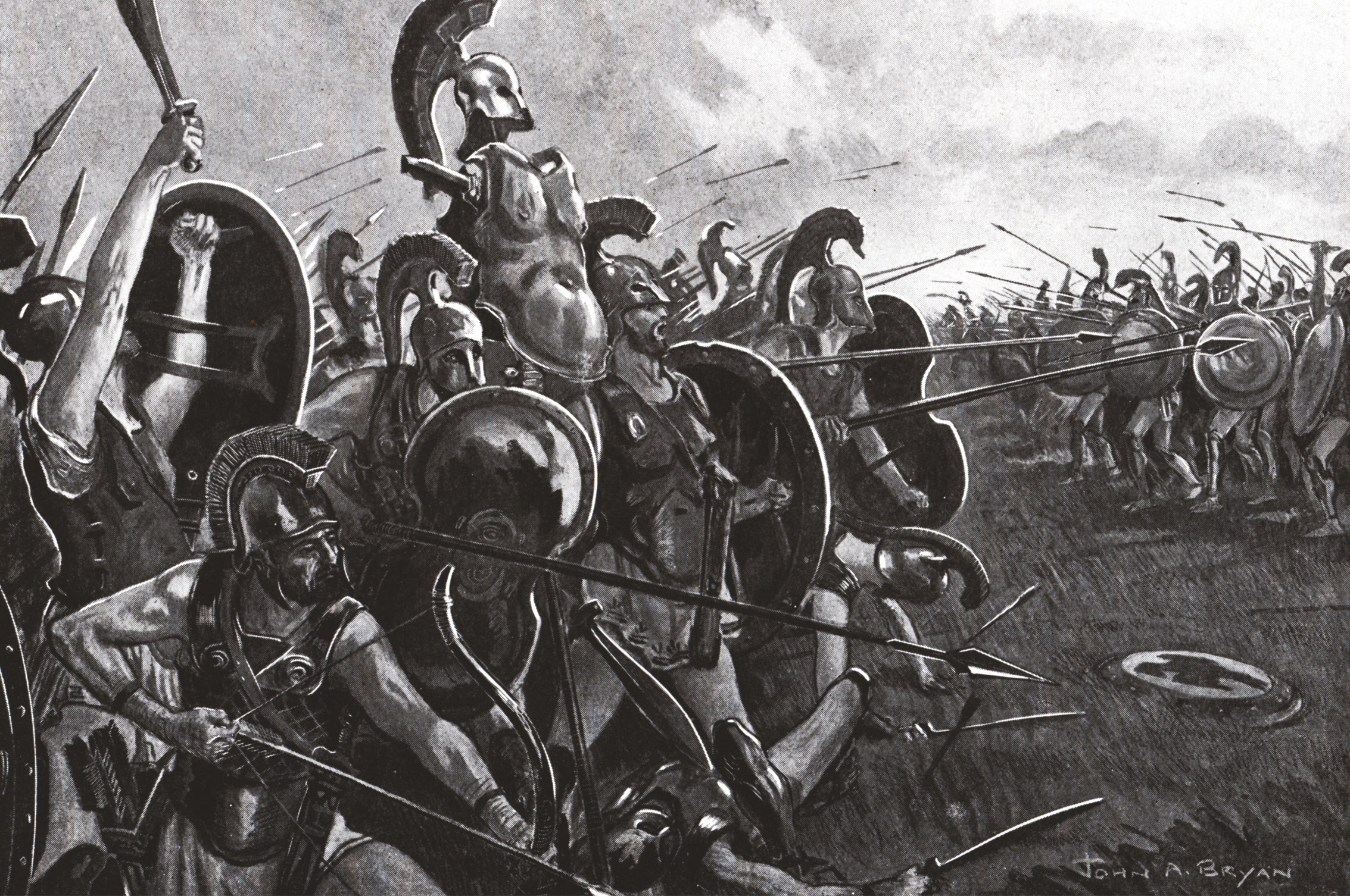 ABOVE The Battle of Tanagra, in 457 BC, ended in a tactical victory for the Spartans. In the long run, however, it turned out also to be a strategic defeat.
