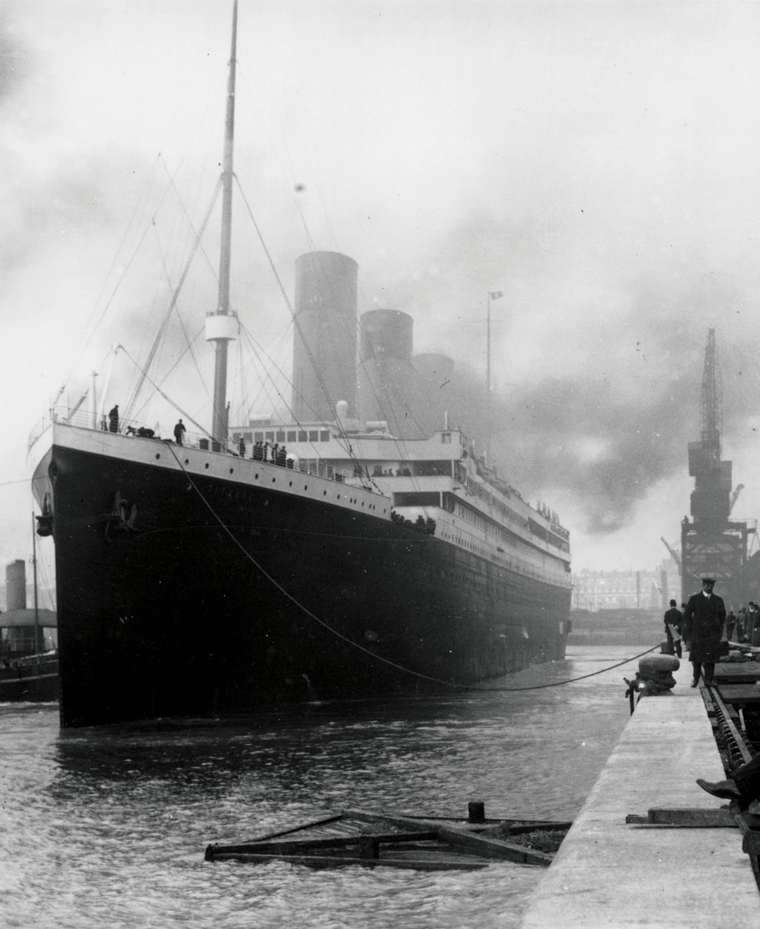 ABOVE The second of three sisters, when she was launched RMS Titanic was the largest moving object ever made by man. LEFT Still on her maiden voyage, RMS Titanic has lain as a wreck almost two-and-a-half miles below sea-level for a century.