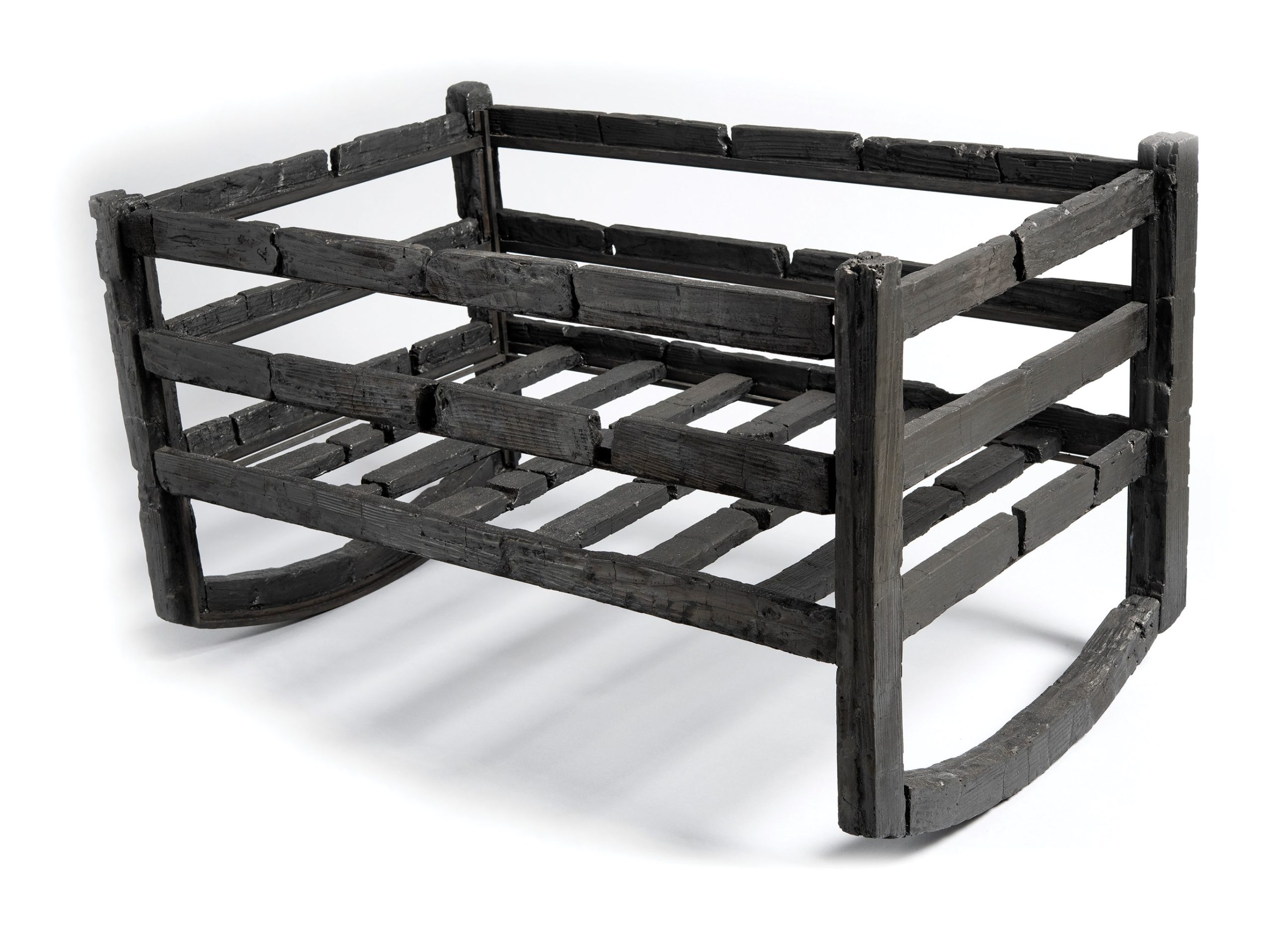above Wooden rocking cradle from the House of Marcus Pilius Primigenius Granianus, 1st century AD. Size: 49 x 81cm