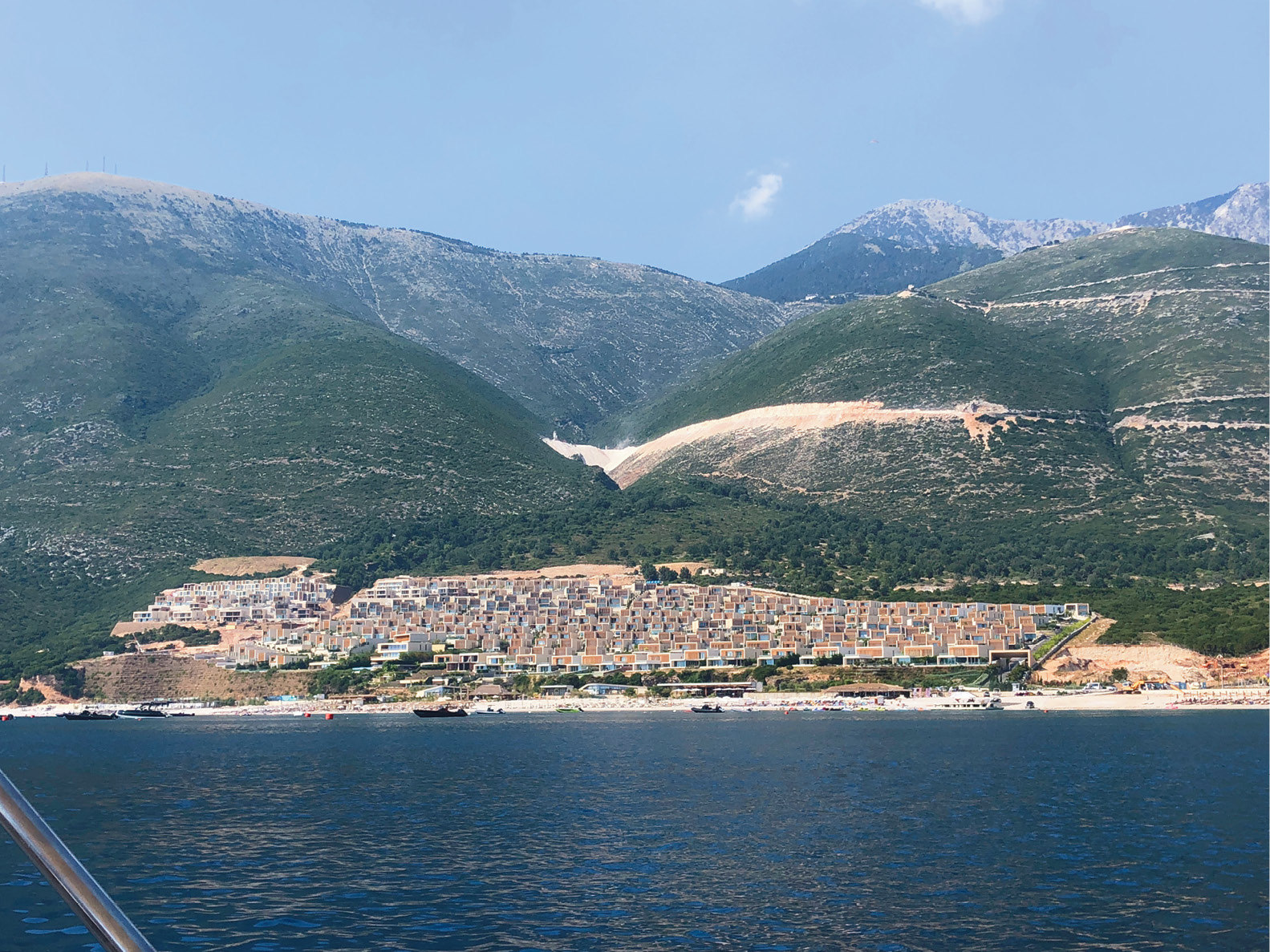 left The Palassa sands, where Julius Caesar landed in 49-48 BC, is now a major tourist development.